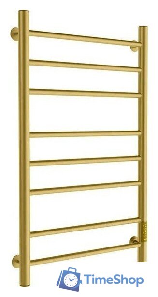 Полотенцесушитель Маргроид Ferrum Вид 10 СНШ 80x50 (латунь матовая, таймер справа) - Изображение №1 — Интернет-магазин Time-Shop
