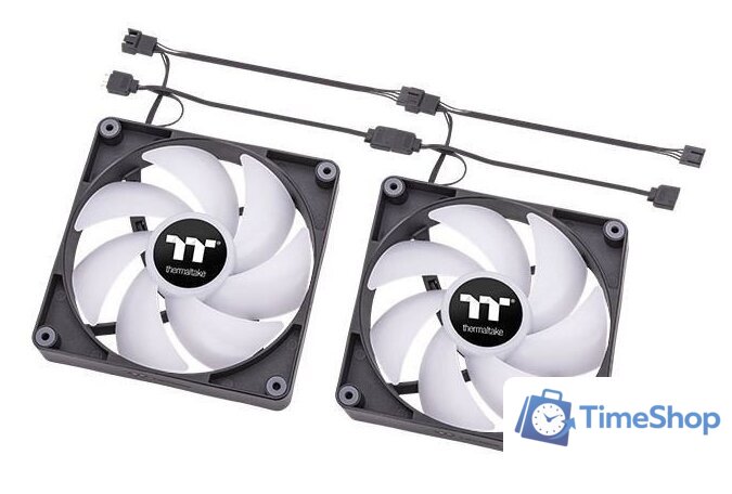 Комплект вентиляторов для корпуса Thermaltake CT140 ARGB 2-Fan Pack CL-F150-PL14SW-A - Изображение №5 — Интернет-магазин Time-Shop