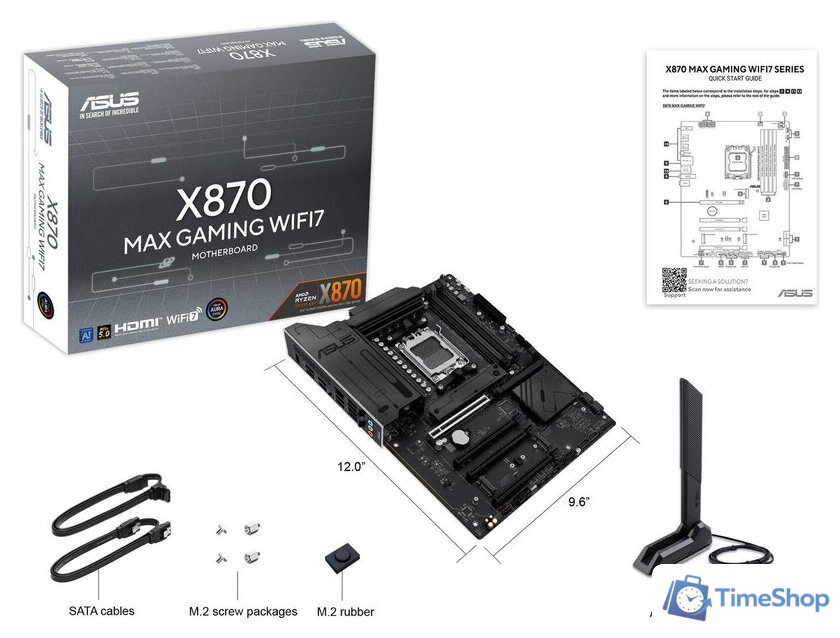 Материнская плата ASUS X870 MAX Gaming WiFi7 - Изображение №10 — Интернет-магазин Time-Shop
