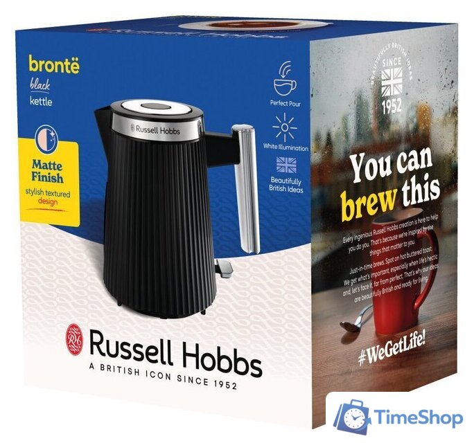Электрический чайник Russell Hobbs Bronte Black 26750-70 - Изображение №9 — Интернет-магазин Time-Shop