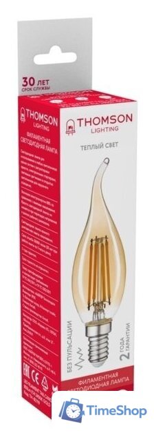 Светодиодная лампочка Thomson Filament Tail Candle TH-B2119 - Изображение №1 — Интернет-магазин Time-Shop
