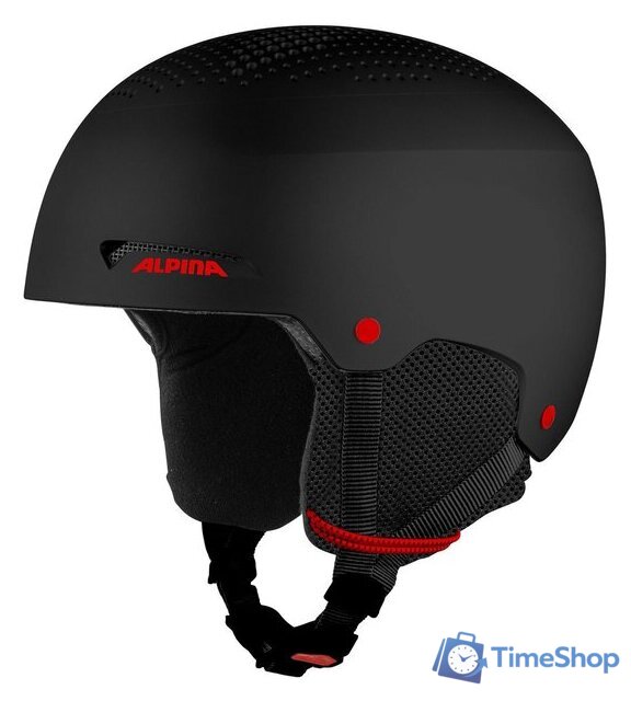 Горнолыжный шлем Alpina Sports 2021-22 Alpina Pala A9243-30 (р. 51-55, матовый черный/красный) - Изображение №1 — Интернет-магазин Time-Shop