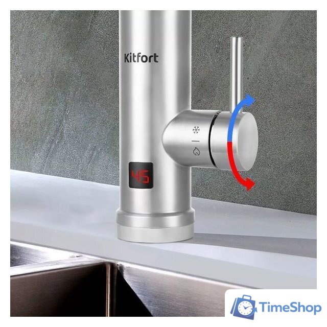 Проточный электрический водонагреватель-кран Kitfort KT-4032 - Изображение №5 — Интернет-магазин Time-Shop