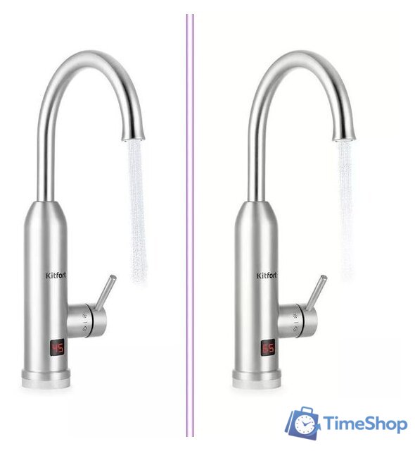 Проточный электрический водонагреватель-кран Kitfort KT-4032 - Изображение №4 — Интернет-магазин Time-Shop