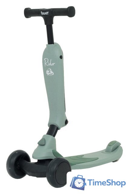 Трехколесный самокат Rant Rider RB100 (зеленый) - Изображение №1 — Интернет-магазин Time-Shop