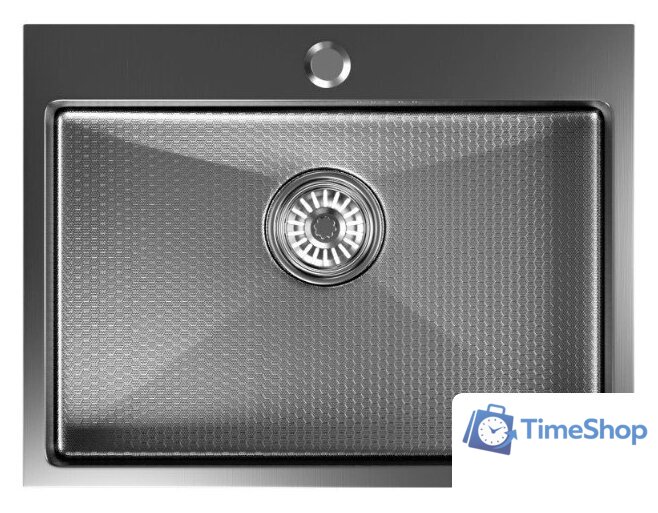 Кухонная мойка Mixline Pro 552933 (черный графит, с сифоном) - Изображение №1 — Интернет-магазин Time-Shop