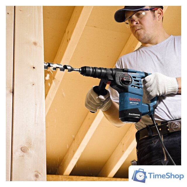 Перфоратор Bosch GBH 3-28 DFR Professional (061124A000) - Изображение №9 — Интернет-магазин Time-Shop