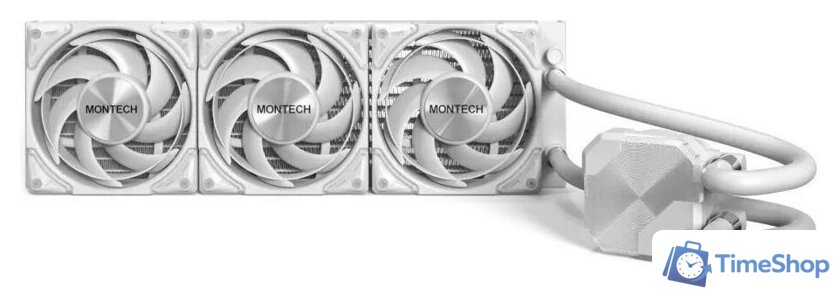 Система жидкостного охлаждения для процессора Montech HyperFlow Silent 360 (белый) - Изображение №3 — Интернет-магазин Time-Shop