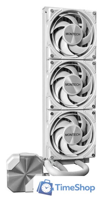 Система жидкостного охлаждения для процессора Montech HyperFlow Silent 360 (белый) - Изображение №2 — Интернет-магазин Time-Shop