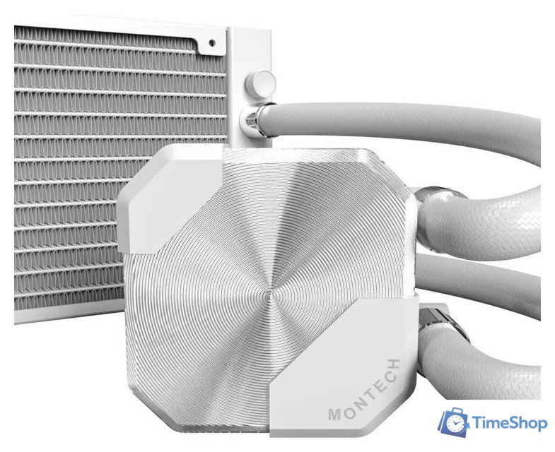 Система жидкостного охлаждения для процессора Montech HyperFlow Silent 360 (белый) - Изображение №6 — Интернет-магазин Time-Shop