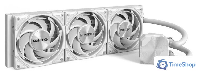 Система жидкостного охлаждения для процессора Montech HyperFlow Silent 360 (белый) - Изображение №1 — Интернет-магазин Time-Shop