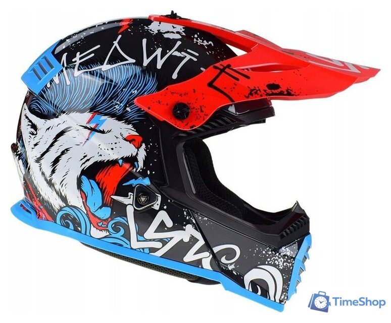 Мотошлем LS2 MX437 Fast 2 Mini Starmaw (S, черный) - Изображение №6 — Интернет-магазин Time-Shop