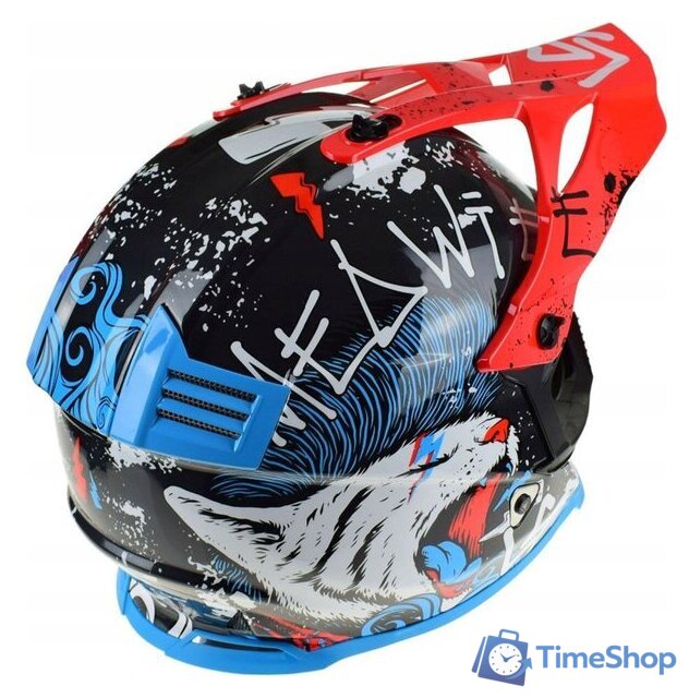 Мотошлем LS2 MX437 Fast 2 Mini Starmaw (S, черный) - Изображение №12 — Интернет-магазин Time-Shop