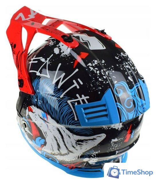 Мотошлем LS2 MX437 Fast 2 Mini Starmaw (S, черный) - Изображение №11 — Интернет-магазин Time-Shop