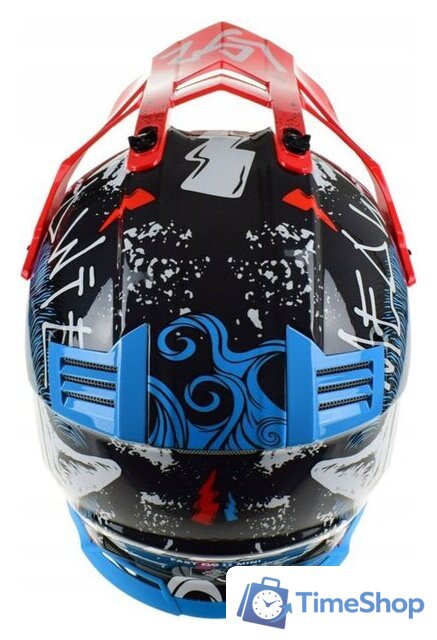 Мотошлем LS2 MX437 Fast 2 Mini Starmaw (S, черный) - Изображение №10 — Интернет-магазин Time-Shop