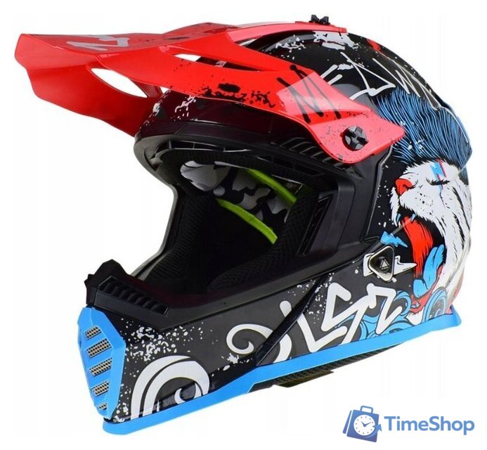 Мотошлем LS2 MX437 Fast 2 Mini Starmaw (S, черный) - Изображение №5 — Интернет-магазин Time-Shop