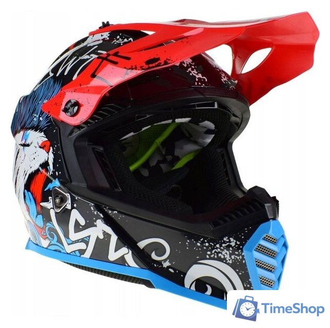 Мотошлем LS2 MX437 Fast 2 Mini Starmaw (S, черный) - Изображение №9 — Интернет-магазин Time-Shop