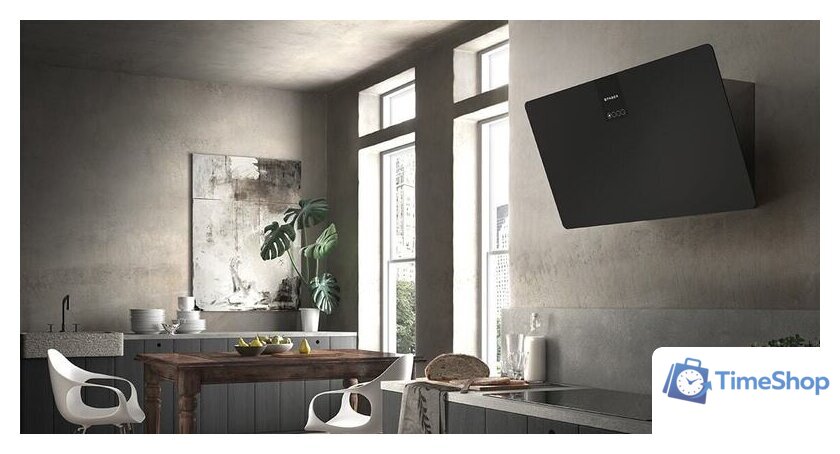 Кухонная вытяжка Faber Soft Edge Black Ingo A80 330.0597.526 - Изображение №3 — Интернет-магазин Time-Shop
