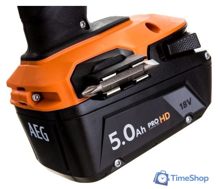 Ударная дрель-шуруповерт AEG Powertools BSB 18C3BL-502C 4935478939 (с 2-мя АКБ 5 Ач, кейс) - Изображение №9 — Интернет-магазин Time-Shop