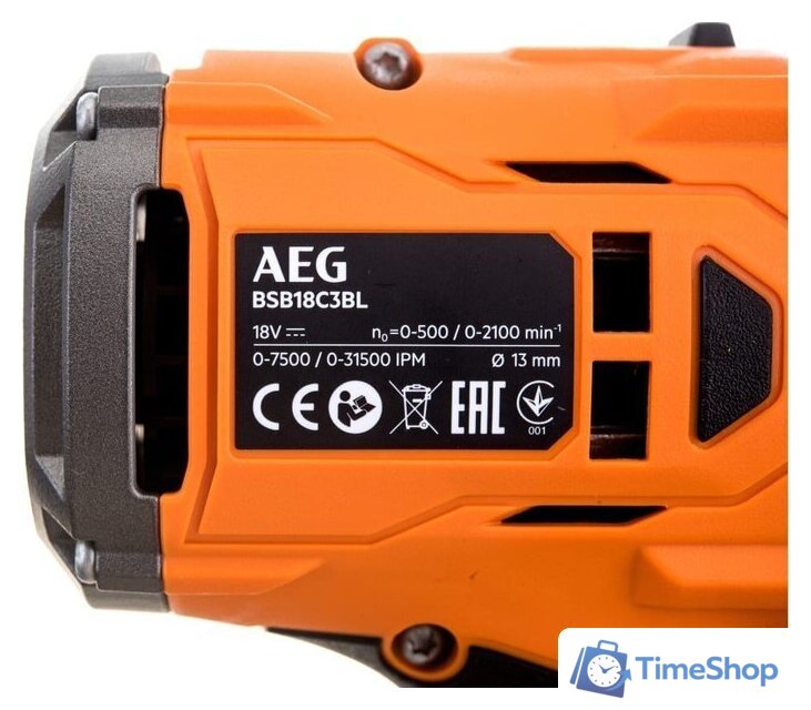 Ударная дрель-шуруповерт AEG Powertools BSB 18C3BL-502C 4935478939 (с 2-мя АКБ 5 Ач, кейс) - Изображение №6 — Интернет-магазин Time-Shop