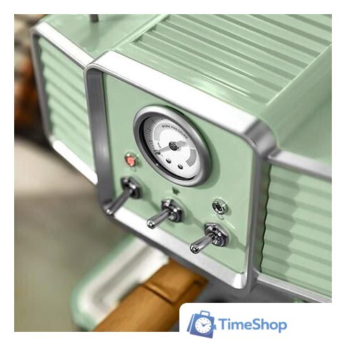 Рожковая кофеварка Cecotec Power Espresso 20 Tradizionale Light Green - Изображение №4 — Интернет-магазин Time-Shop