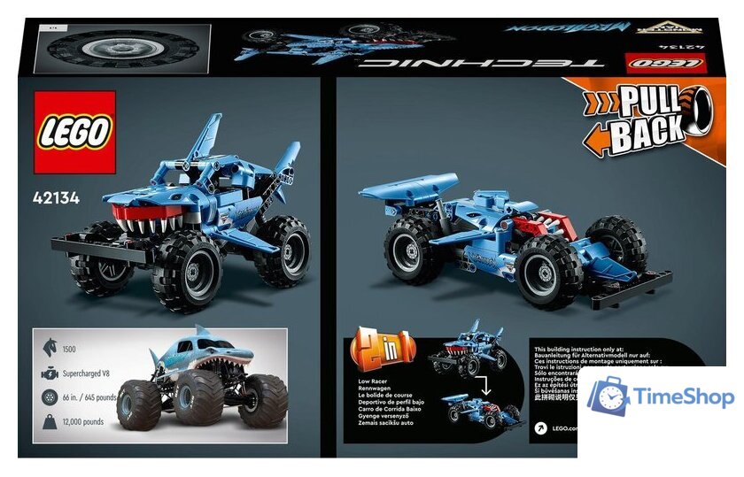 Конструктор LEGO Technic 42134 Monster Jam Megalodon - Изображение №12 — Интернет-магазин Time-Shop