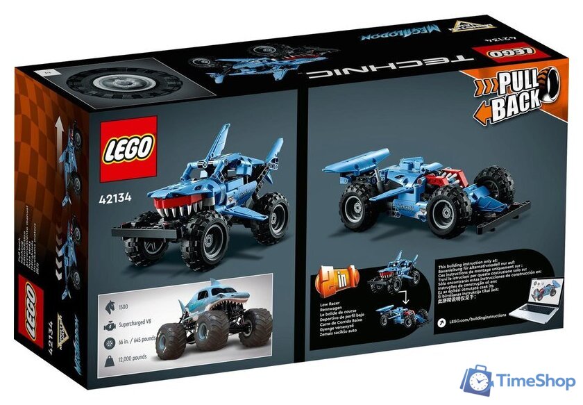Конструктор LEGO Technic 42134 Monster Jam Megalodon - Изображение №2 — Интернет-магазин Time-Shop