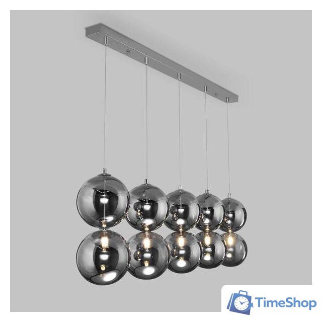 Подвесная люстра Евросвет 50092/5 (хром/дымчатый) - Изображение №4 — Интернет-магазин Time-Shop