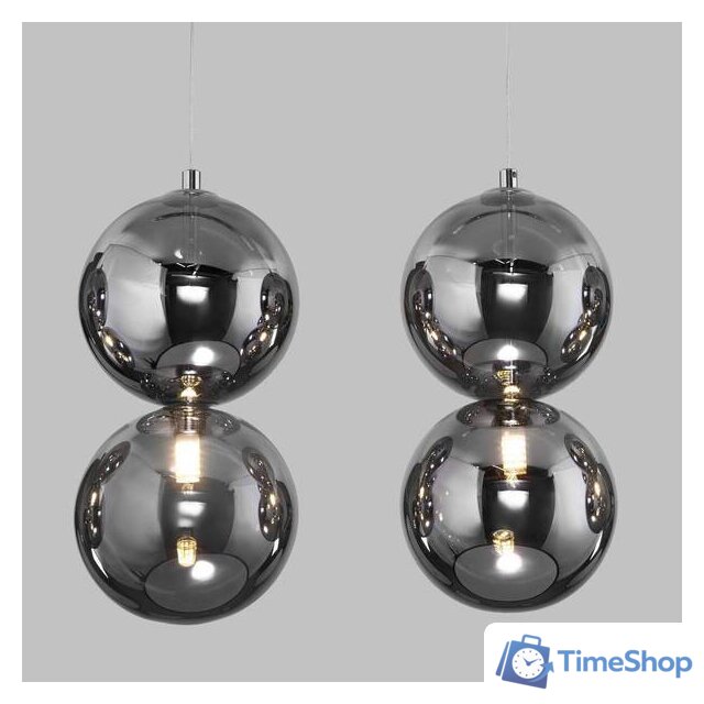 Подвесная люстра Евросвет 50092/5 (хром/дымчатый) - Изображение №3 — Интернет-магазин Time-Shop