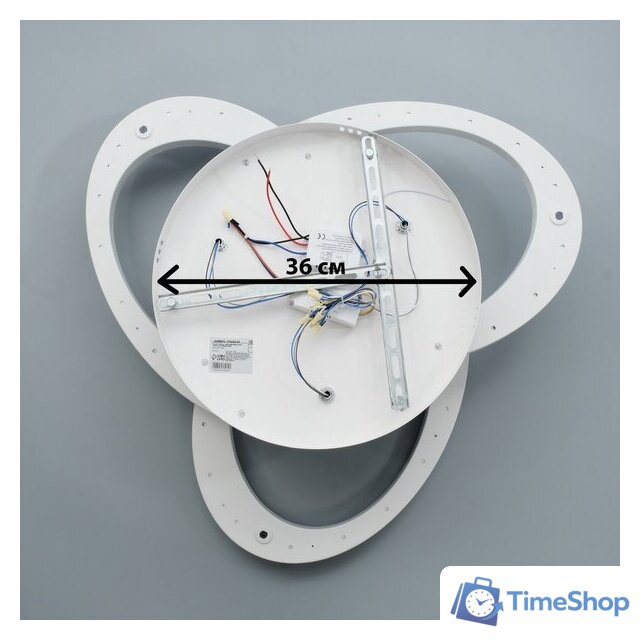 Припотолочная люстра BayerLux Монса 10386071 (белый) - Изображение №9 — Интернет-магазин Time-Shop