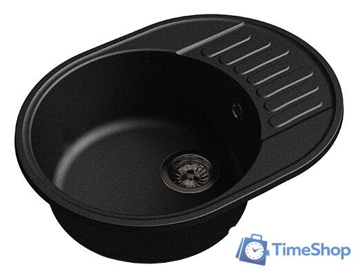 Кухонная мойка GranFest QUARZ Z-58 (черный) - Изображение №1 — Интернет-магазин Time-Shop