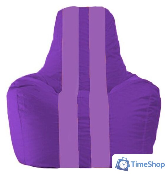 Кресло-мешок Flagman Спортинг С1.1-71 (фиолетовый/сиреневый) - Изображение №1 — Интернет-магазин Time-Shop