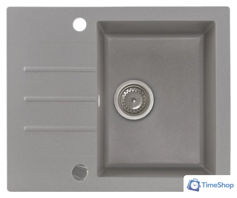 Кухонная мойка Kernau KGS A 4560 1B1D Grey Metallic - Изображение №1 — Интернет-магазин Time-Shop