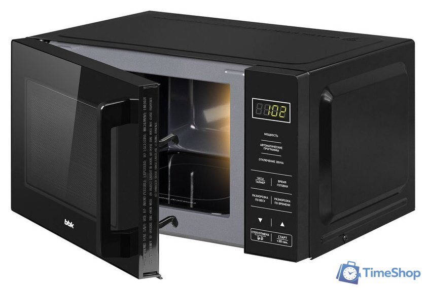 Микроволновая печь BBK 20MWS-750S/B - Изображение №8 — Интернет-магазин Time-Shop