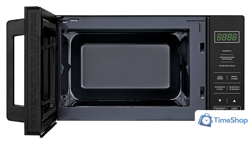 Микроволновая печь BBK 20MWS-750S/B - Изображение №3 — Интернет-магазин Time-Shop