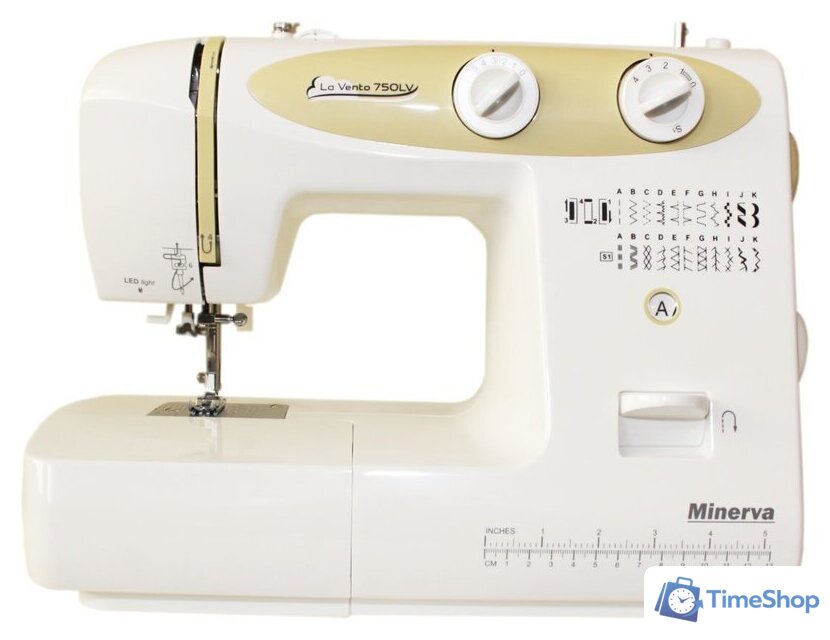 Электромеханическая швейная машина Minerva La Vento 750LV - Изображение №1 — Интернет-магазин Time-Shop