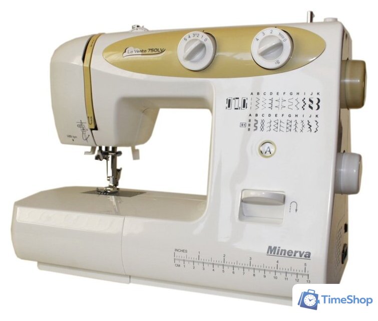 Электромеханическая швейная машина Minerva La Vento 750LV - Изображение №2 — Интернет-магазин Time-Shop