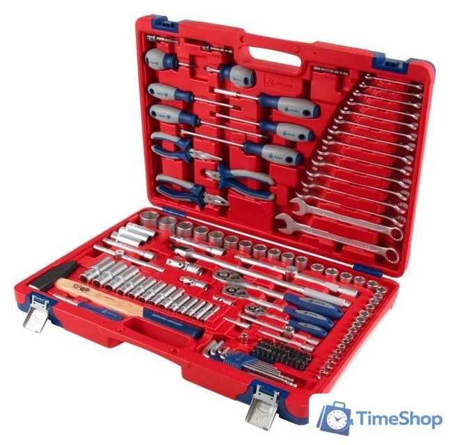 Универсальный набор инструментов Мастак 01-137C (137 предметов) - Изображение №2 — Интернет-магазин Time-Shop