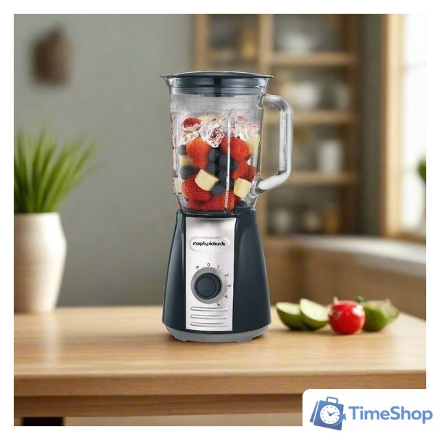 Стационарный блендер Morphy Richards Total Control Jug Table Blender Grey 403010 - Изображение №5 — Интернет-магазин Time-Shop