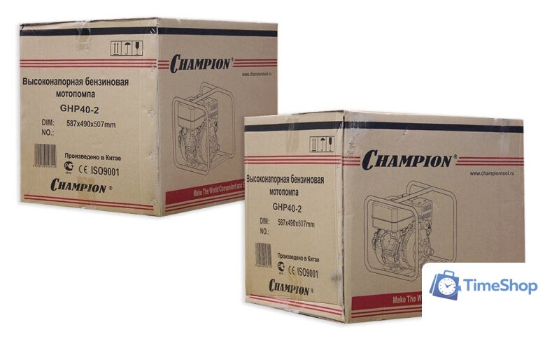 Мотопомпа Champion GHP40-2 - Изображение №3 — Интернет-магазин Time-Shop
