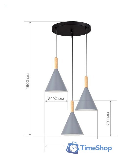 Подвесная люстра Evoluce SLE1255-433-03 - Изображение №5 — Интернет-магазин Time-Shop