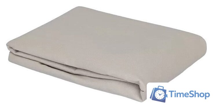 Простыня Tkano Essential TK24-SH0009 (серый/бежевый) - Изображение №3 — Интернет-магазин Time-Shop