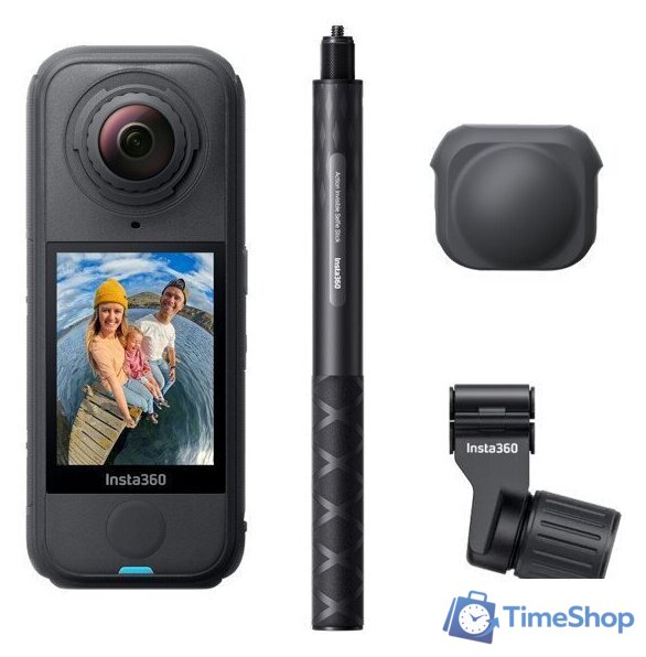 Экшен-камера Insta360 X4 Air Ski Bundle (черный) - Изображение №1 — Интернет-магазин Time-Shop