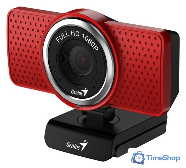 Веб-камера Genius ECam 8000 (красный) - Изображение №2 — Интернет-магазин Time-Shop