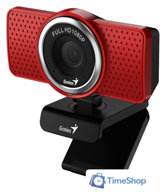 Веб-камера Genius ECam 8000 (красный) - Изображение №3 — Интернет-магазин Time-Shop