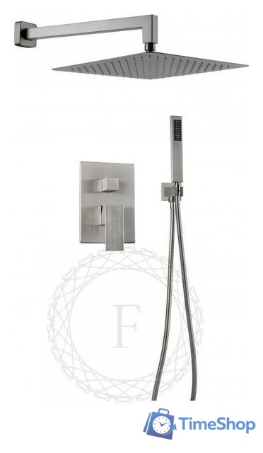 Душевая система  Filarete Fing FL1043 (никель) - Изображение №1 — Интернет-магазин Time-Shop