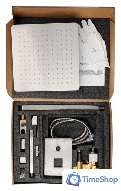 Душевая система  Filarete Fing FL1043 (никель) - Изображение №11 — Интернет-магазин Time-Shop