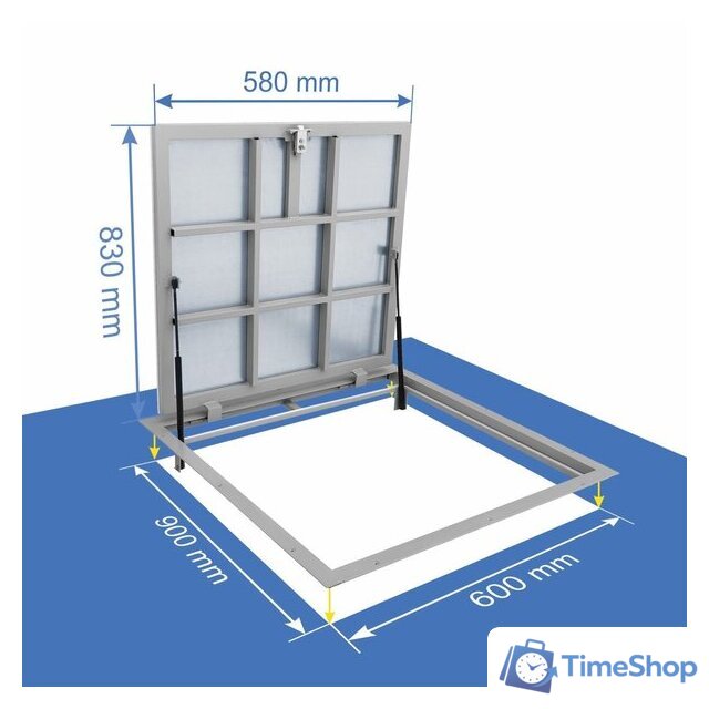 Люк Lukoff Гарант Люкс (90x60 см) - Изображение №2 — Интернет-магазин Time-Shop