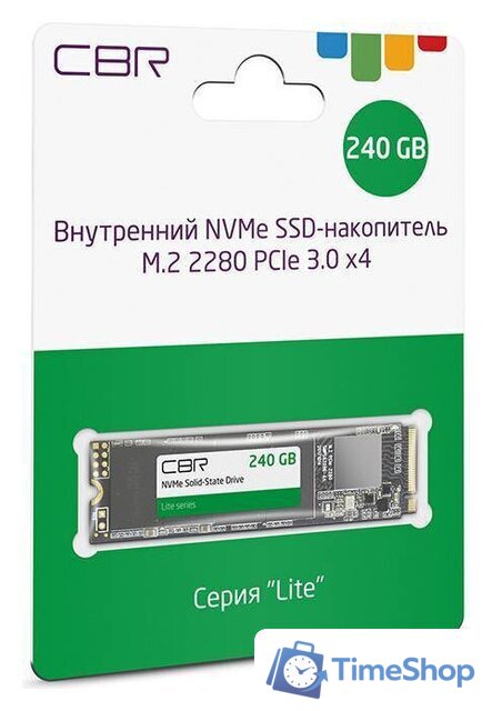 SSD CBR Lite 240GB SSD-240GB-M.2-LT22 - Изображение №2 — Интернет-магазин Time-Shop