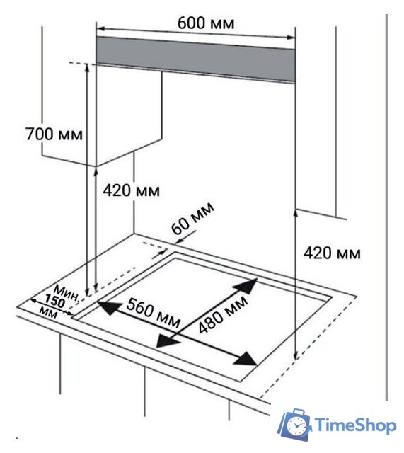 Варочная панель Weissgauff HGG 642 BGH Double Wok Timer - Изображение №21 — Интернет-магазин Time-Shop